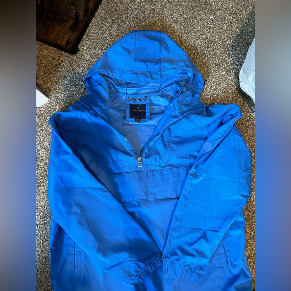 Brooks Brothers Quarter Zip Rain Jacket